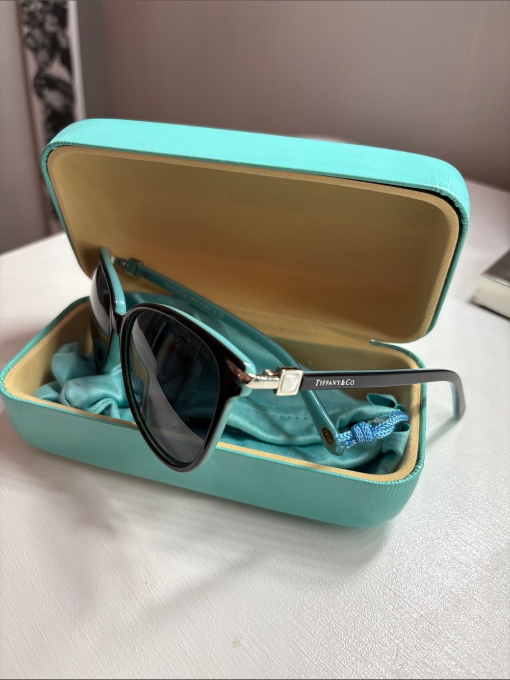 Tiffany & Co. Turquoise and Black Women’s Sunglasses